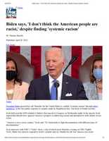 Free download Biden says, I dont think the American people are racist, despite finding systemic racism free photo or picture to be edited with GIMP online image editor