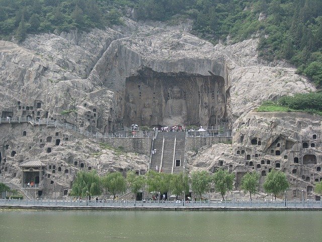 Free download big buddha cave year 493 after jc free picture to be edited with GIMP free online image editor