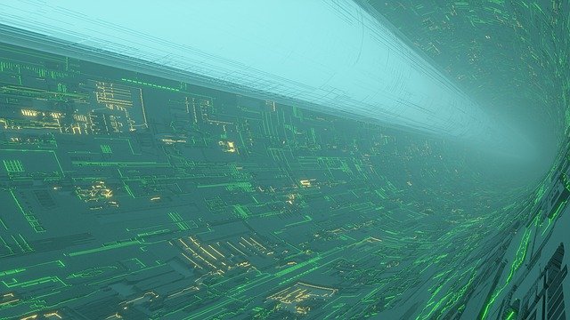 Free download Big Data Tunnel Highway -  free illustration to be edited with GIMP free online image editor