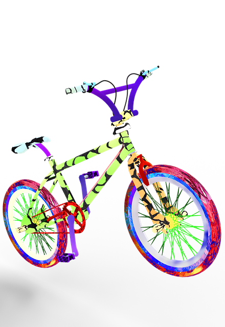 Free download Bike Bmx Tretmoped -  free illustration to be edited with GIMP free online image editor