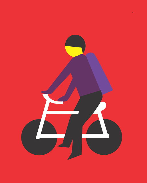 Free download Bike Cyclist A Simple Person - Free vector graphic on Pixabay free illustration to be edited with GIMP free online image editor