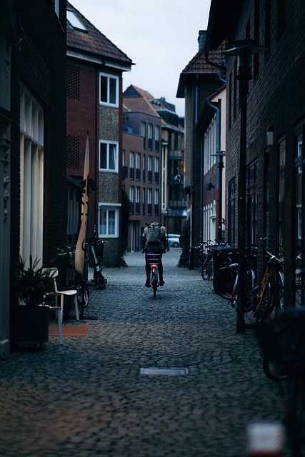 Free download bike street shops rainy rain free picture to be edited with GIMP free online image editor