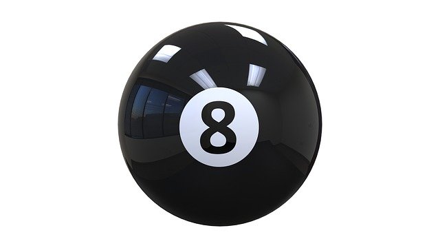 Free download Billiards Ball Eight free illustration to be edited with GIMP online image editor