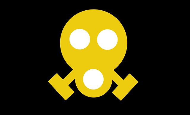 Free download Bio Gas Mask Icon Caution - Free vector graphic on Pixabay free illustration to be edited with GIMP free online image editor