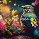 Bird Flowers  screen for extension Chrome web store in OffiDocs Chromium