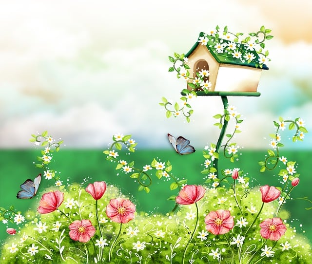 Free download birdhouse garden wildlife nature free picture to be edited with GIMP free online image editor