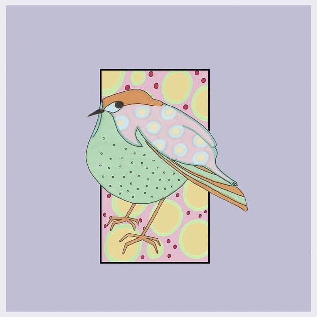 Free download Bird Ink Fantasy -  free illustration to be edited with GIMP free online image editor