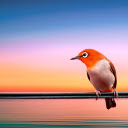 Bird on the wire  screen for extension Chrome web store in OffiDocs Chromium