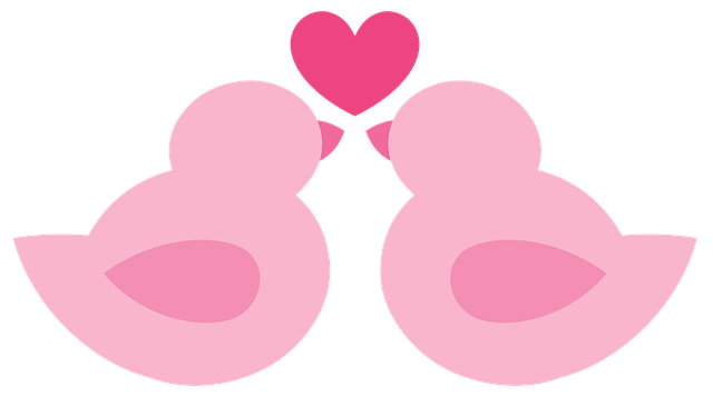 Free download Birds In Love Marriage -  free illustration to be edited with GIMP free online image editor