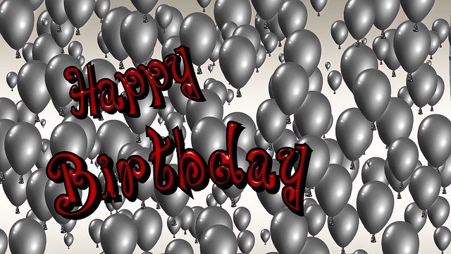 Free download Birthday Luftbalon Congratulations -  free illustration to be edited with GIMP free online image editor