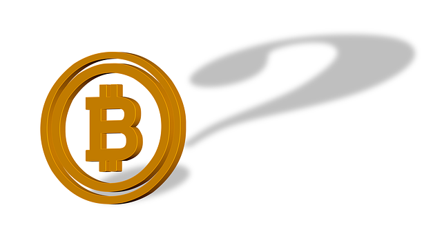 Free download Bitcoin Currency Shadow Question -  free illustration to be edited with GIMP free online image editor