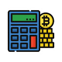 Bitcoin Investment Calculator  screen for extension Chrome web store in OffiDocs Chromium