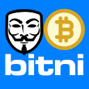 bitni.com Anonymous Crypto Exchange  screen for extension Chrome web store in OffiDocs Chromium