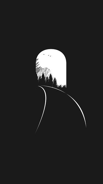 Free download Black Amoled Track -  free illustration to be edited with GIMP free online image editor
