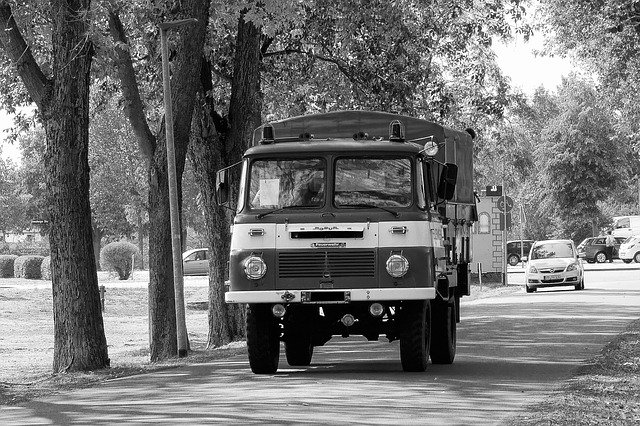 Bezpłatne pobieranie Black And White Auto Historically - bezpłatne zdjęcie lub obraz do edycji za pomocą internetowego edytora obrazów GIMP