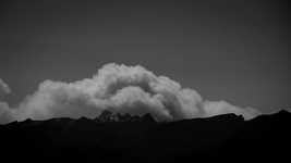 Free download Black And White Clouds Mountain -  free video to be edited with OpenShot online video editor