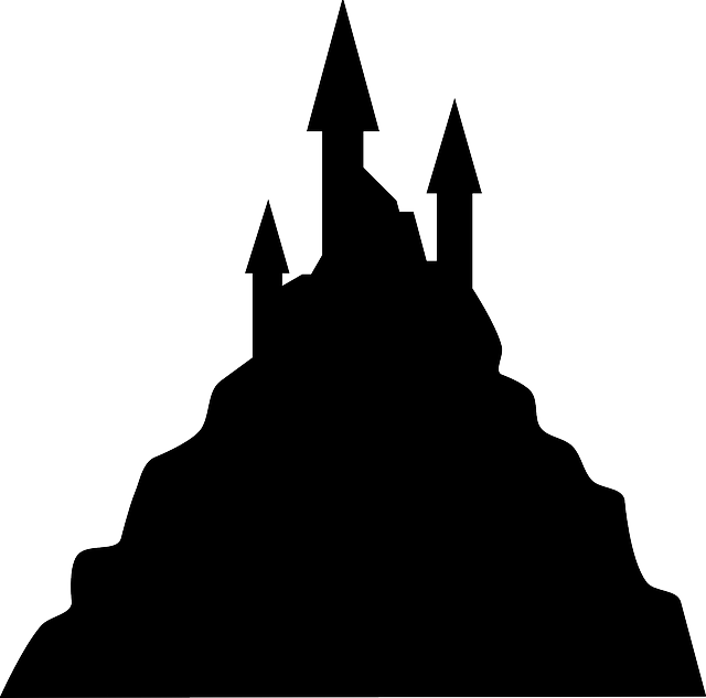 Free download Black Building Castle - Free vector graphic on Pixabay free illustration to be edited with GIMP free online image editor