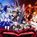 Black Clover Anime Characters Anime Theme  screen for extension Chrome web store in OffiDocs Chromium