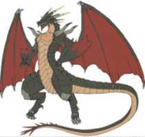 Free download Black Dragon Vector free photo or picture to be edited with GIMP online image editor