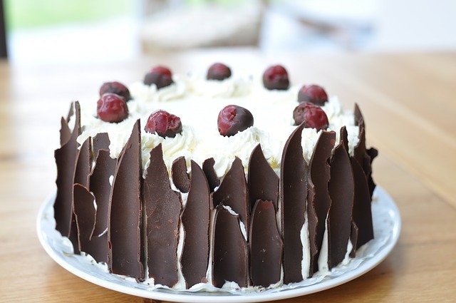 Free download Black Forest Cherry Cake -  free photo or picture to be edited with GIMP online image editor