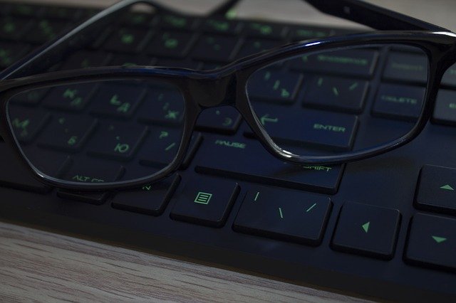 Free download Black Keyboard Glasses -  free photo or picture to be edited with GIMP online image editor