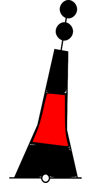 Free download Black-Red-Black Buoy Chart - Free vector graphic on Pixabay free illustration to be edited with GIMP free online image editor