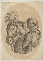 Free download Black Slave Holds Bridle of a Horse free photo or picture to be edited with GIMP online image editor