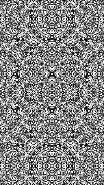 Free download Black White Geometric -  free illustration to be edited with GIMP free online image editor
