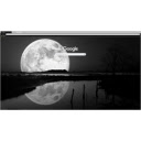 Black White Moon  screen for extension Chrome web store in OffiDocs Chromium