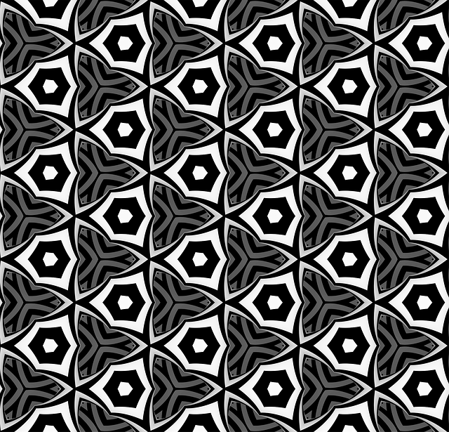 Free download Black White Pattern Design -  free illustration to be edited with GIMP free online image editor