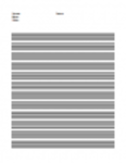 Scarica gratuitamente il modello Blank Music Sheet Microsoft Word, Excel o Powerpoint per essere modificato con LibreOffice online o OpenOffice Desktop online