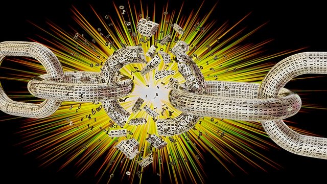 Free download Block Chain Destroyed Data -  free illustration to be edited with GIMP free online image editor