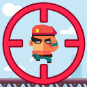 Blocky Sharpshooter Game  screen for extension Chrome web store in OffiDocs Chromium