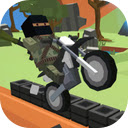 Blocky Trials Game Conquer crazy challenges as a motocross rider!  screen for extension Chrome web store in OffiDocs Chromium