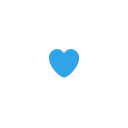 Blá Twitterhjörtu  screen for extension Chrome web store in OffiDocs Chromium