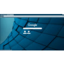 Blue Abstract  screen for extension Chrome web store in OffiDocs Chromium