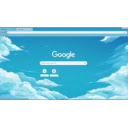 Blue Anime Sky Wallpaper  screen for extension Chrome web store in OffiDocs Chromium