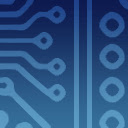 Blue Circuitry Hardware Theme  screen for extension Chrome web store in OffiDocs Chromium