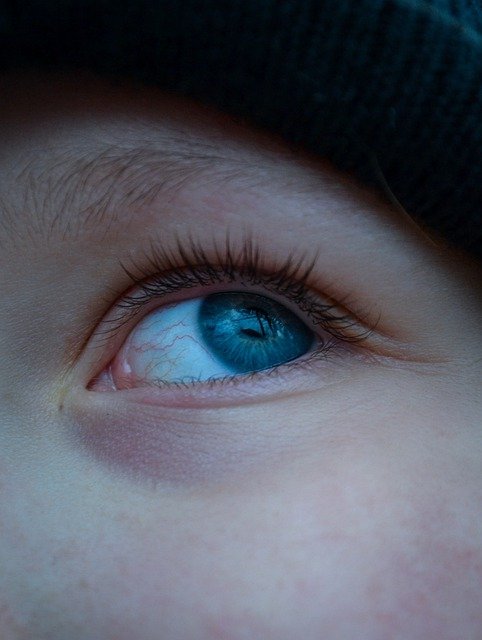 Free download blue eye child face close up free picture to be edited with GIMP free online image editor