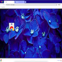 Blue Flowerthemeforchrome  screen for extension Chrome web store in OffiDocs Chromium
