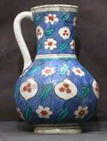 Free download Blue-ground Ewer with Floral, Tiger-stripe and Cintamani Designs free photo or picture to be edited with GIMP online image editor