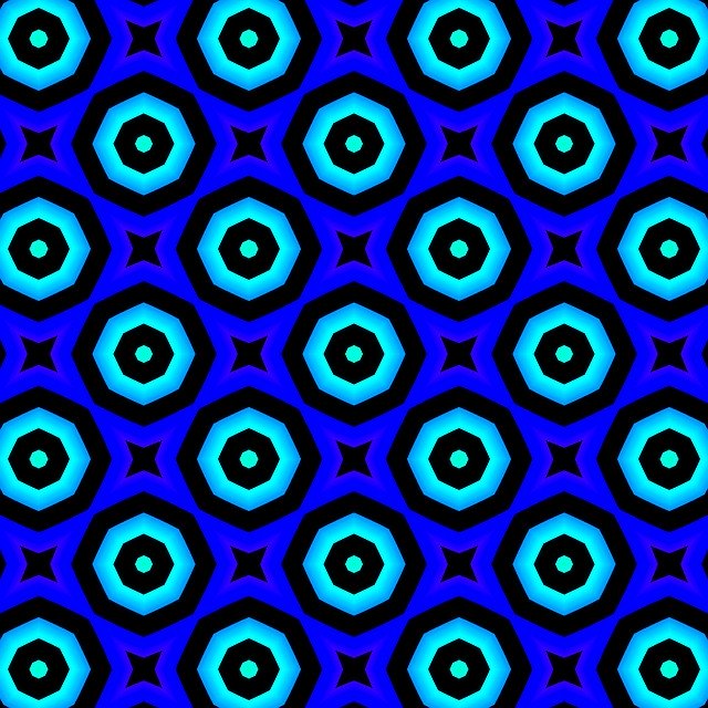 Free download Blue Pattern Circles -  free illustration to be edited with GIMP free online image editor