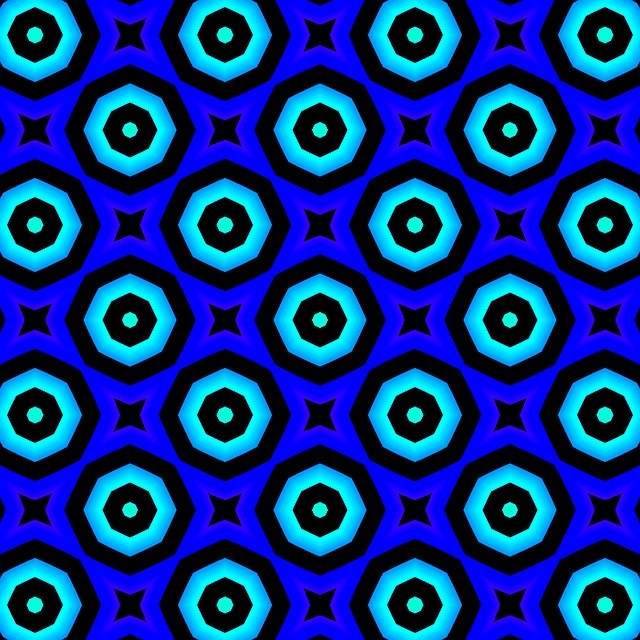 Free download Blue Pattern Circles -  free illustration to be edited with GIMP free online image editor