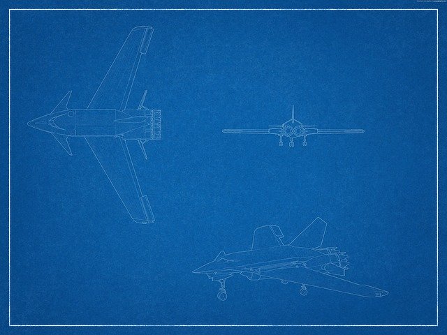 Free download Blueprint Aircraft Plane -  free illustration to be edited with GIMP free online image editor