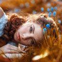 Blue shirt girl  screen for extension Chrome web store in OffiDocs Chromium