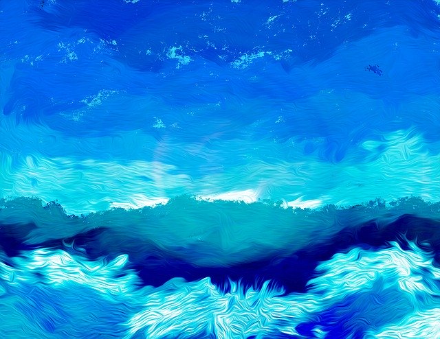 Free download Blue Sky Artwork -  free illustration to be edited with GIMP free online image editor