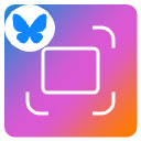 BlueSky Image BG Framer  screen for extension Chrome web store in OffiDocs Chromium