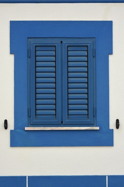 Free download Blue Window Architecture -  free photo or picture to be edited with GIMP online image editor