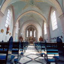 Blue Wooden Benches Inside the Church  screen for extension Chrome web store in OffiDocs Chromium