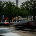 Blurry Traffic Scene Near Savannah Bridge  screen for extension Chrome web store in OffiDocs Chromium